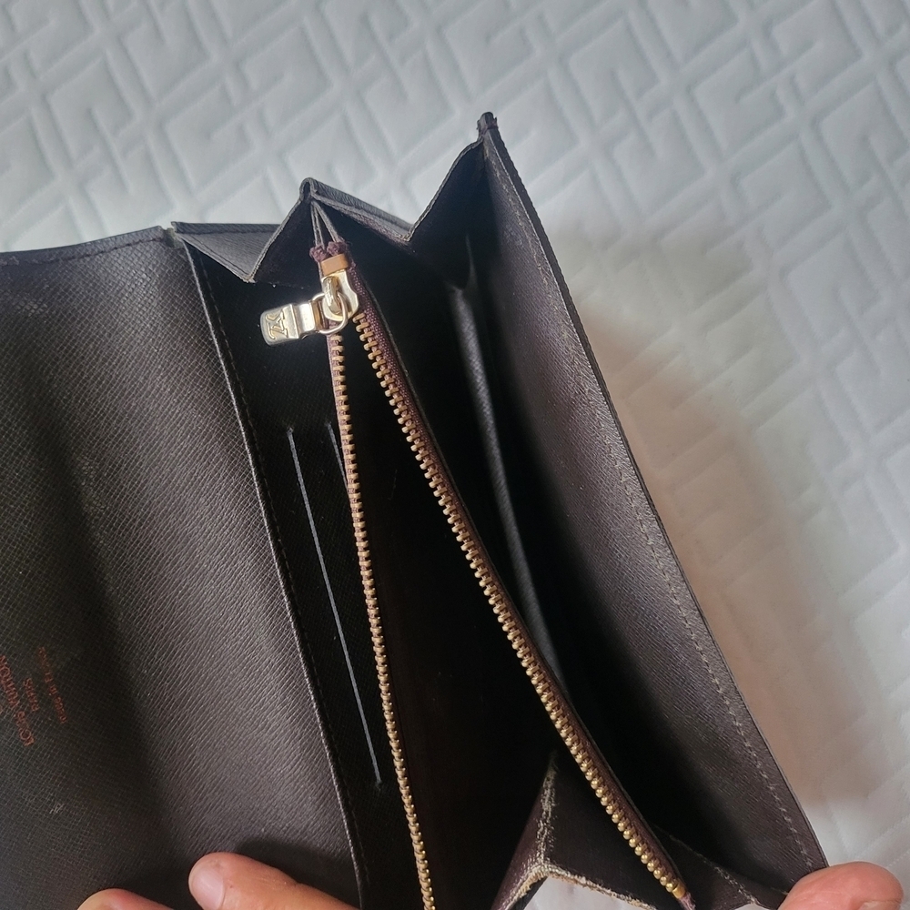 LOUIS VUITTON Portefeuille Sarah Damier Monogram - Picture 8 of 10